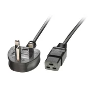 LINDY napojni kabel UK/IEC - C19, 2 m 30459