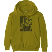 Jimi Hendrix Let Me Live Green XL Kapuco