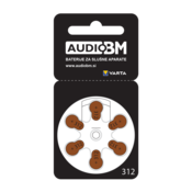 Baterije Za Slušne Aparate Varta - Audio Bm, Tip 312, 6 Kos