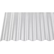 PC valovita plošča Sinus 76/18 žlebasta prozorna 1,4 mm 2.000 mm x 900 mm