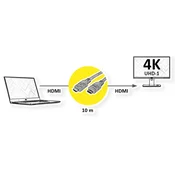 VALUE 14993451 HDMI kabel 10 m HDMI Tip A (Standard) Crno