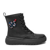 Geox Zimski škornji J Phaolae Girl J46ETD 000BC C9999 M Črna