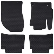 vidaXL Avto preproga 4 pcs Črna TPE