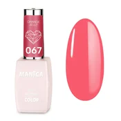 LED/UV hibridni lak za nohte 10 ml - pomarančni žele - 067