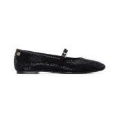 Xti za ženske. 14470002-NEGRO Balerinke 144700 črna (39), Črna, Ravna stran, 1 do 3 cm, Zaponka, Priložnostno, Classic