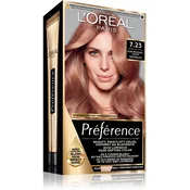 L’Oréal Paris Préférence barva za lase odtenek 7.23 Dark Rose Gold 1 kos