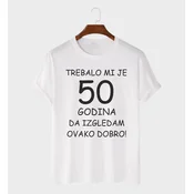 MAFIMI Majica Trebalo mi je 50 Godina, Bela