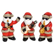 Novogodišnja figura rock&roll deda mraz ( 10025486 )