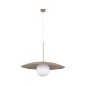Luster na sajli SLATE 1xE27/15W/230V, precnik 65 cm, bež