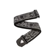 DADDARIO 50PLJS01 Joe Satriani Planet Lock Skull N Bones pas za kitaro