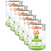 Calibra Dog Life Sensitive Rabbit 6x400 g