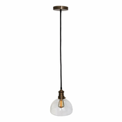 Crna viseca lampa - Antic Line