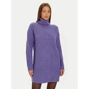 Brave Soul Pletena obleka LKD-248SINBYB Vijolična Regular Fit