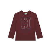 United Colors Of Benetton Bluza 3IVWC10PW Bordo rdeča Regular Fit