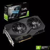 ASUS grafična kartica GeForce GTX 1660 SUPER OC DUAL Evo 6GB GDDR6