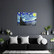 Wallity Dekorativna slika na kaljenom staklu, 70x100cm, Šarena
