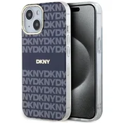 DKNY Etui DKNY IML Mono & Stripe MagSafe za iPhone 15/14/13 - modro