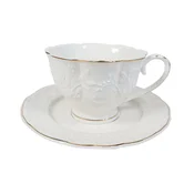 PORCELAN SET ZA KAFU 200ml 6/1 (EMB/ROSE) XIN-8362