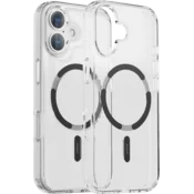 Dviced MagSafe iPhone 17 maska providna, crna