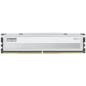 KLEVV FIT V 16GB 6000MT/s DDR5 memorija CL30, optimizirana za AMD i Intel 14. generacije i ranije procesore, bijela KD5AGU880-60A300Q