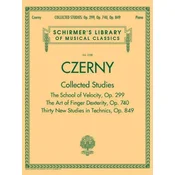 CZERNY:COLLECTED STUDIES OP.299,740 & 849 PIANO