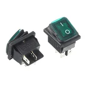 Preklopno stikalo KCD4-G 250V AC IP54 osvetljeno VKLOP-IZKLOP 5 kosov