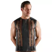 Svenjoyment Emphasising Sleeveless Net Shirt 2162059 Black L