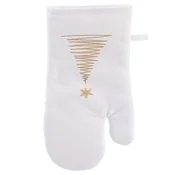 Northix Bombažna rokavica za pečico z magnetom CHRISTMAS TREE 32,5 cm