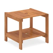 Costway Zunanji kavni mizica z dvema policama 51x48x45 cm