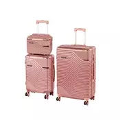 TraveLux Urban XVI set kofera na kotače u ružičasto-zlatnoj boji