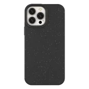 Hurtel Eco Case etui za iPhone 14 Plus, razgradljivo silikonsko ovitje, črna