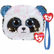 TY PLI&SCARON; Sjajna plišana tašna panda Bamboo