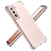 TPU gel ovitek Techsuit Shockproof za Samsung Galaxy S21 - clear