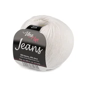 Pletena preja Jeans 50 g - (8002) bela