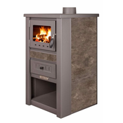 Portoss Nova Ceramic peč na trda goriva, 7,5 kW, mocca