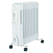 Voltomat električni oljni radiator HEATING (2500W, število reber: 11), bel