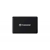 Transcend TS-RDF9K2 Card reader, USB 3.1 Gen. 1, SDHC UHS-II, SDXC UHS-II, micro SDHC UHS-I, micro SDXC UHS-I, and UDMA7 CompactFlash, Read up to 260MB/s & Write up to 190MB/s