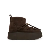 Inuikii Škornji za sneg Classic Low Platform 1001.006.0012 Temno rjava