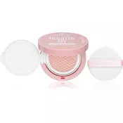 essence BRIGHTEN UP! Cushion Foundation tekoči puder v gobici odtenek 02 Ivory 12 g