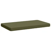 Vidaxl Blazina za klop - 1 kos VUGHT 100% poliester Olivno zelena