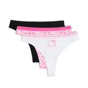 Cropp - Komplet 3 spodnjih hlačk Hello Kitty - raznobarvna