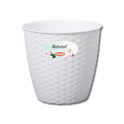 eoshop Pokrov za cvetlični lonec NARAVNA plastika d19x18cm