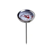TERMOMETER ZA MESO KITCHISIMO IZ NERJAVEČEGA JEKLA 12,5X5,2X5,2CM