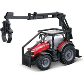 Bburago Farm Traktor 10cm Massey Ferguson 8740S - gozdarski traktor