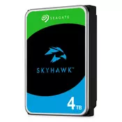 Seagate SkyHawk 4TB 3 5 inca SATA 6Gb/s 256MB predmemorije - tvrdi disk za unutarnji nadzor
