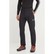 Outdooor hlače Jack Wolfskin Activate Thermic črna barva, A61881