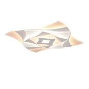 Trio Stropna LED-svetilka Akita 1-plamenska bela mat 48 cm x 48 cm