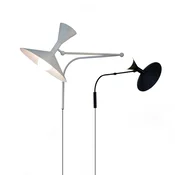 Nemo Lampe de Marseille stenska svetilka, črna - Dnevna soba/jedilnica - Kovina
