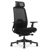 Nimbus ergonomski pisarniški stol, črne barve