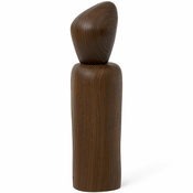 ferm LIVING Mlinček za sol ali poper CAIRN 21 cm, rjava, les, čvrsta LIVING